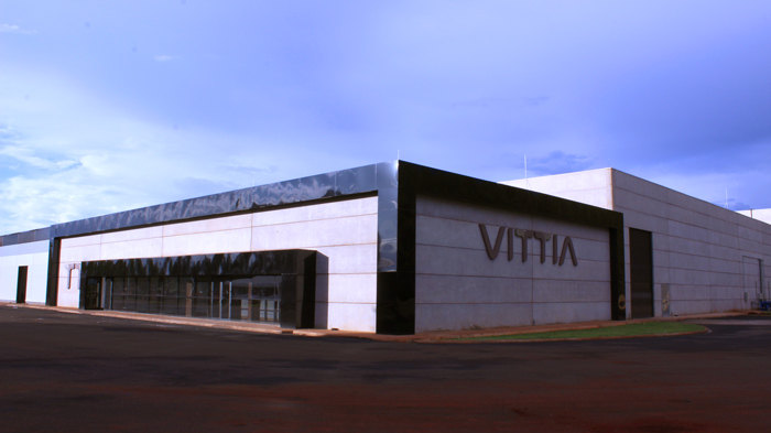 Fachada da terceira unidade Vittia em São Joaquim da Barra.